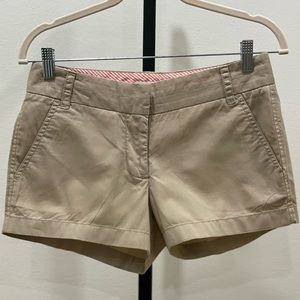 J. Crew Cotton Chino Shorts - Khaki